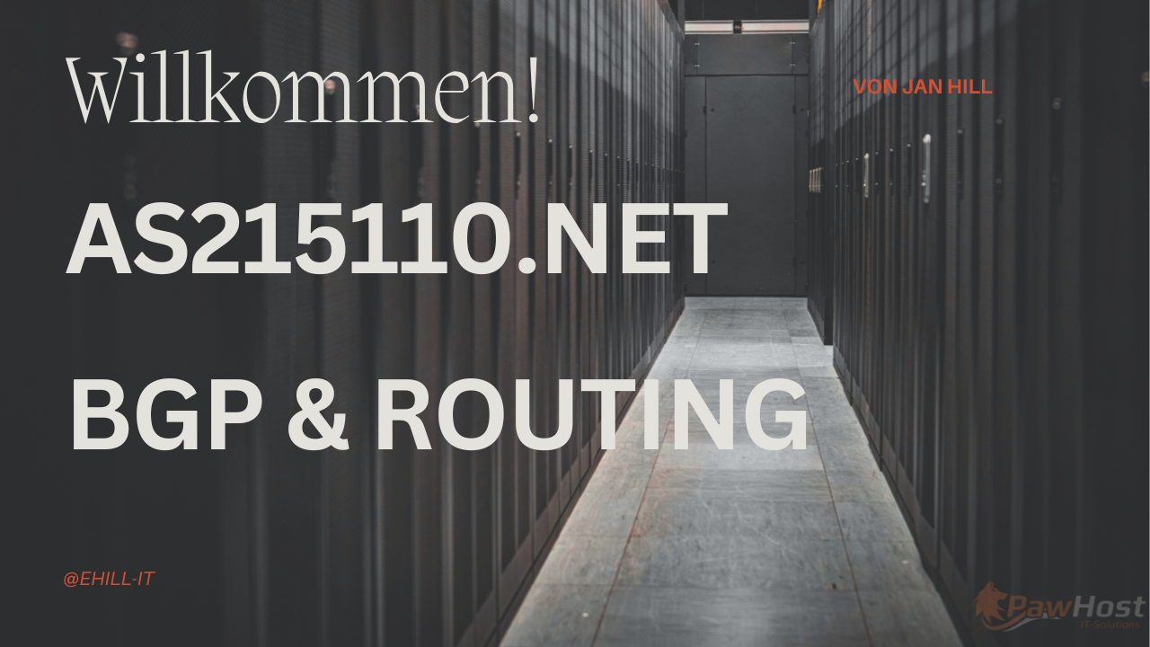 AS215110: Unser neues RIPE ASN für BGP & Routing | eHILL